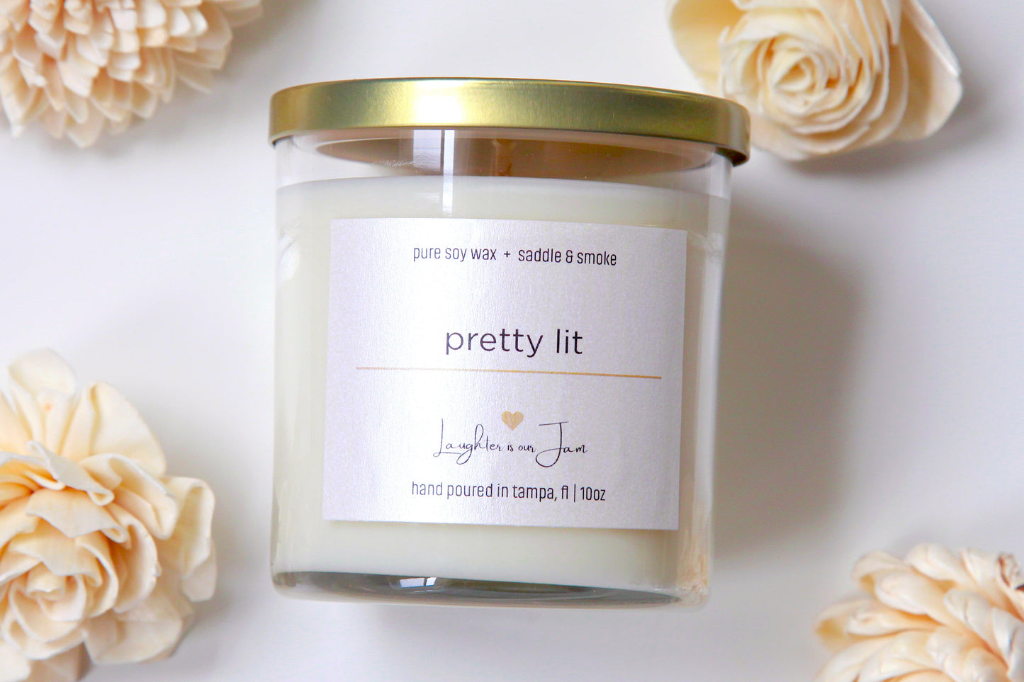 10 ounce candles | pretty lit