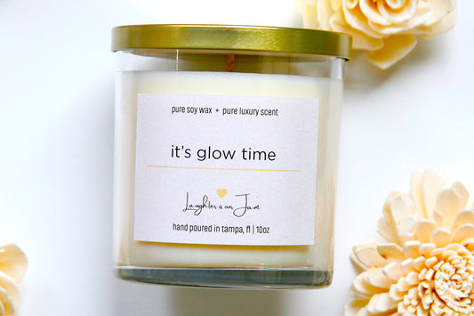 10 ounce candles | it's glow time