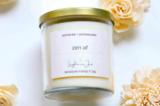 10 ounce candles | zen af