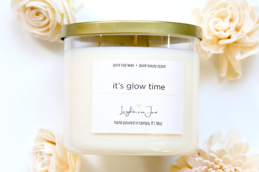 18 ounce candles | it's glow time