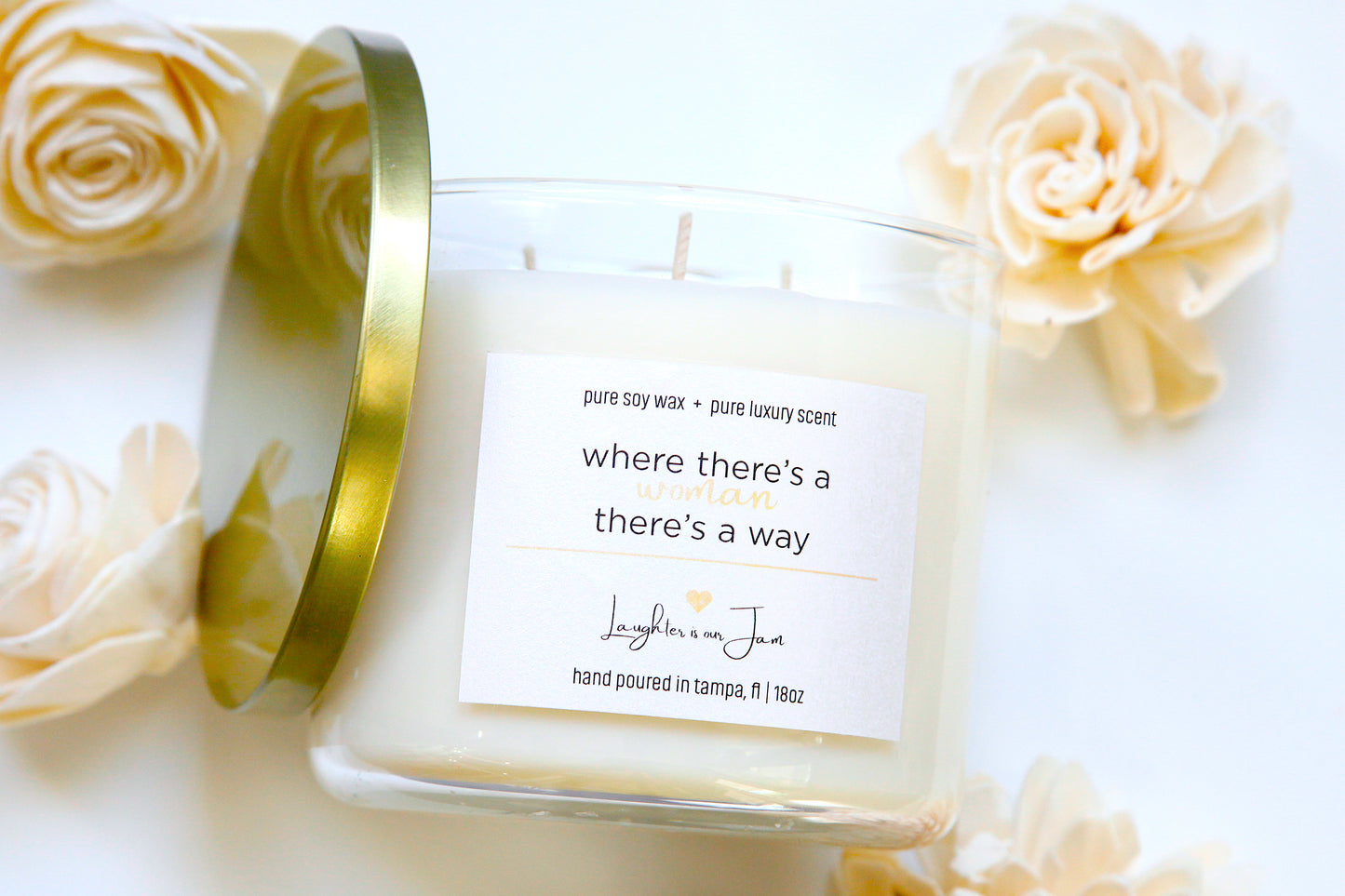 18 ounce candles | where there's a woman there's a way