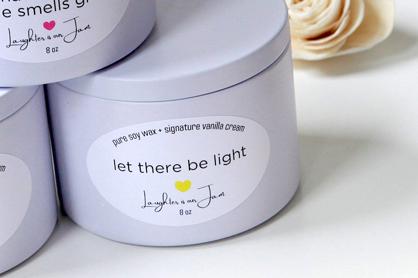 8 ounce candle | let there be light