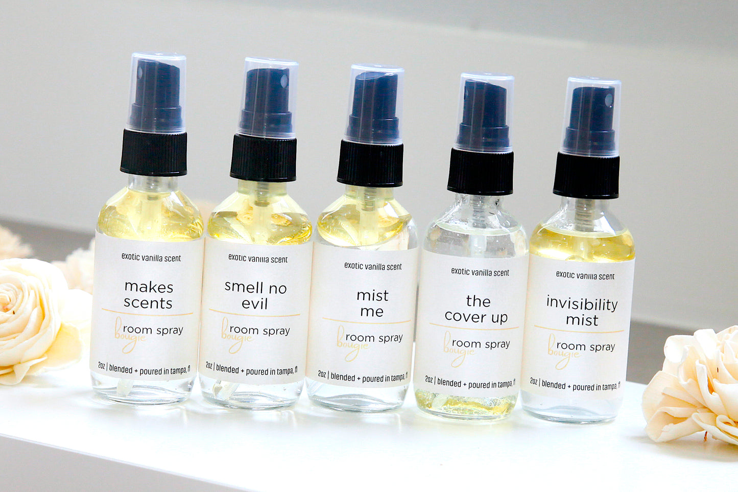 Bougie room sprays | the cover up